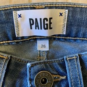 Paige skinny high waisted jeans